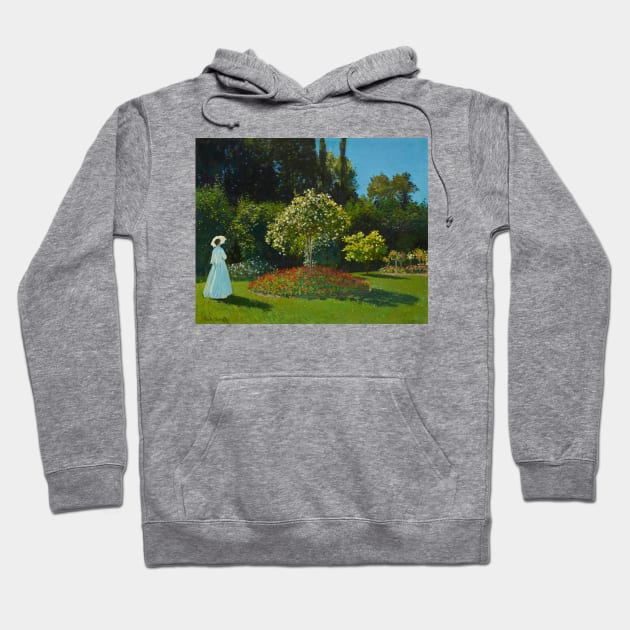 Lady in the garden Hoodie by fleurdesignart